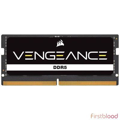 海盗船 Vengeance 笔记本 16GB (1x16GB) DDR5 4800MHz 内存 - 黑色
