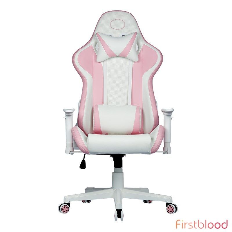 酷冷至尊 Caliber R1S Rose 电竞椅 - 粉白色