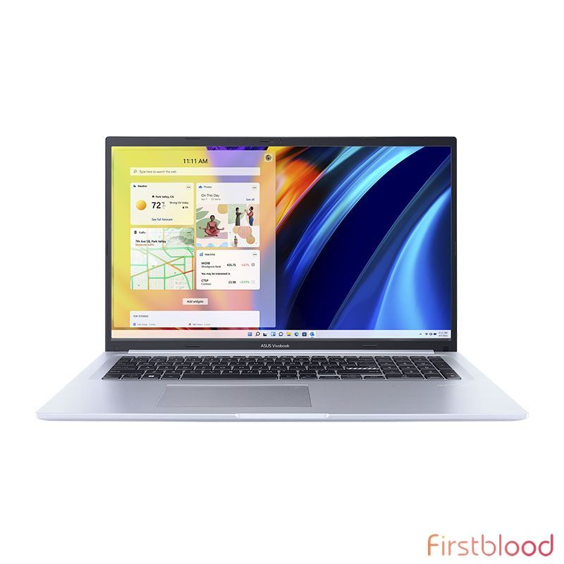 ASUS Vivobook 17 X1702 17.3inch Laptop i7-1255U 8GB 512GB W11H - Icelight Silver