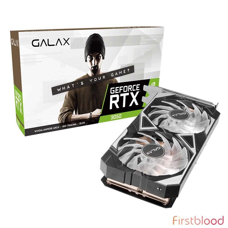 GALAX GeForce RTX 3050 EX 1-Click OC 8GB Video Card