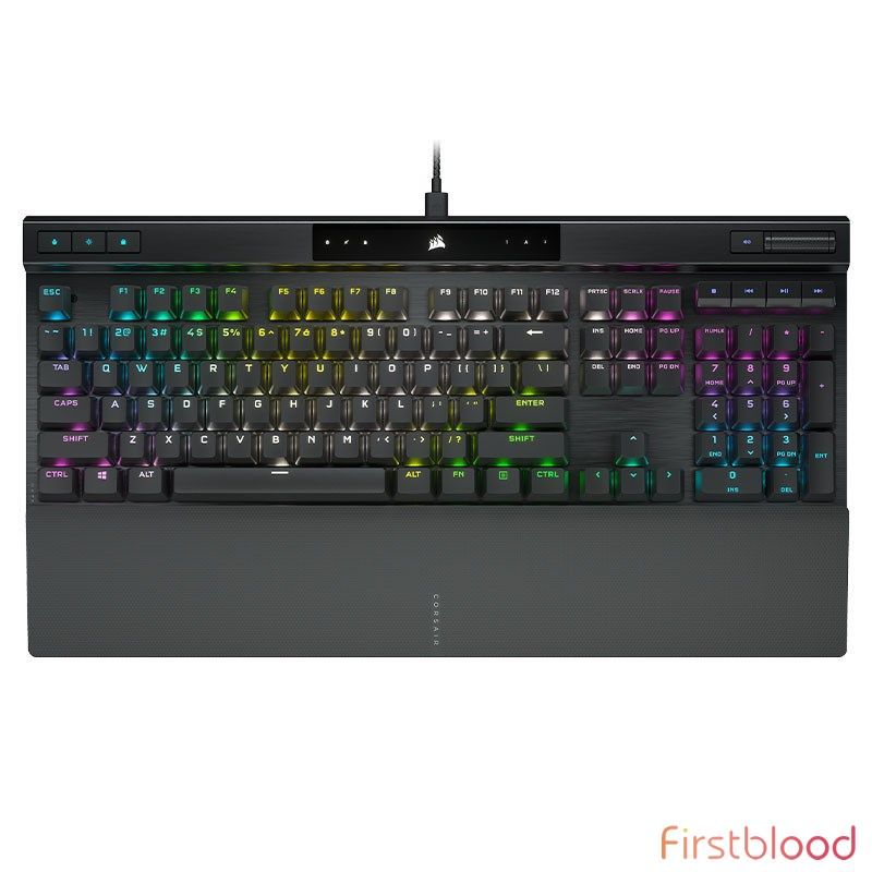 海盗船K70 RGB PRO Mechanical Gaming Keyboard - Cherry MX RGB Blue