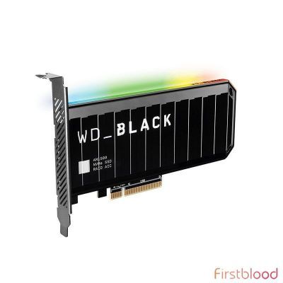 西部数据黑盘 AN1500 WDS400T1X0L 4TB RGB NVMe PCIe Gen3 x8 SSD固态硬盘Add-In-Card
