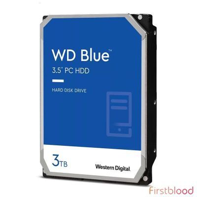 西部数据WD30EZAZ 3TB 蓝盘 3.5寸5400转SATA 机械硬盘