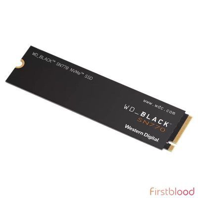 西部数据黑盘 SN770 WDS500G3X0E 500GB NVMe M.2 PCIe Gen4 SSD