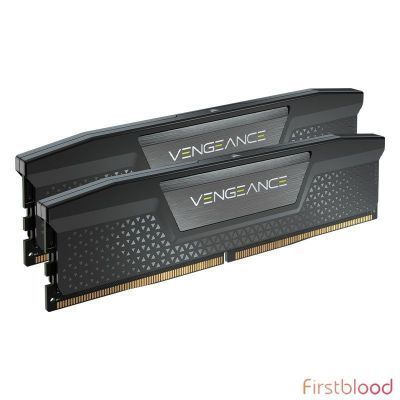 海盗船Vengeance 64GB (2x 32GB) DDR5 5200MHz C40 AMD Ready Memory - Cool Grey