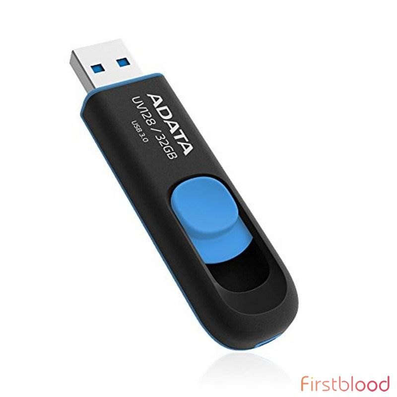 威刚32GB UV128 DashDrive USB 3.0 U盘 优盘 - 蓝色