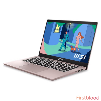 MSI Modern 14inch Laptop i5-1235U 16GB 512GB W11 - Pink