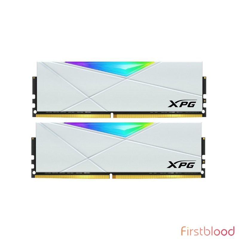Adata XPG SPECTRIX D50 RGB DDR4 3600MHz 32GB (2x16) Desktop 内存 白色