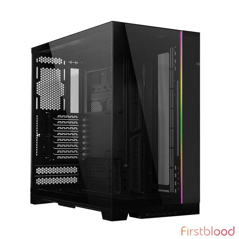 Lian-Li O11D EVO XL Tempered Glass RGB E-ATX Mid-Tower Case - Black