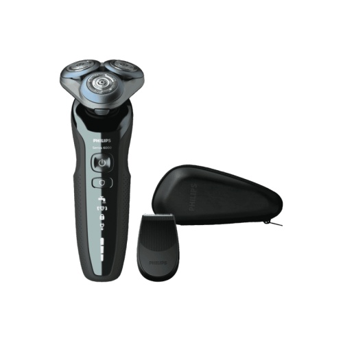 飞利浦  S6000系列 全身水洗 刮胡刀剃胡刀胡须刀 智能清洁系列 亲肤顺滑