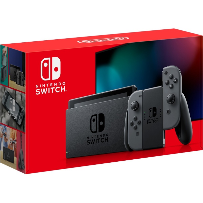 任天堂 – Switch 主机 NS 灰色版本 2019 新款 澳版行货 澳洲联保 续航加强版
