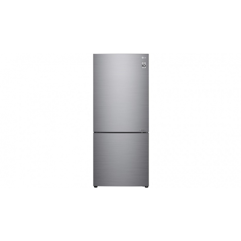 新品  LG 454升 双门冰箱 不锈钢 底部冷冻 包配送安装