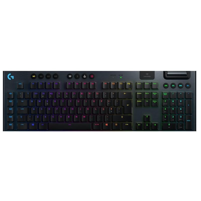 罗技（G）G915 RGB全尺寸机械游戏键盘 RGB机械键盘 吃鸡键盘 绝地求生 黑色
