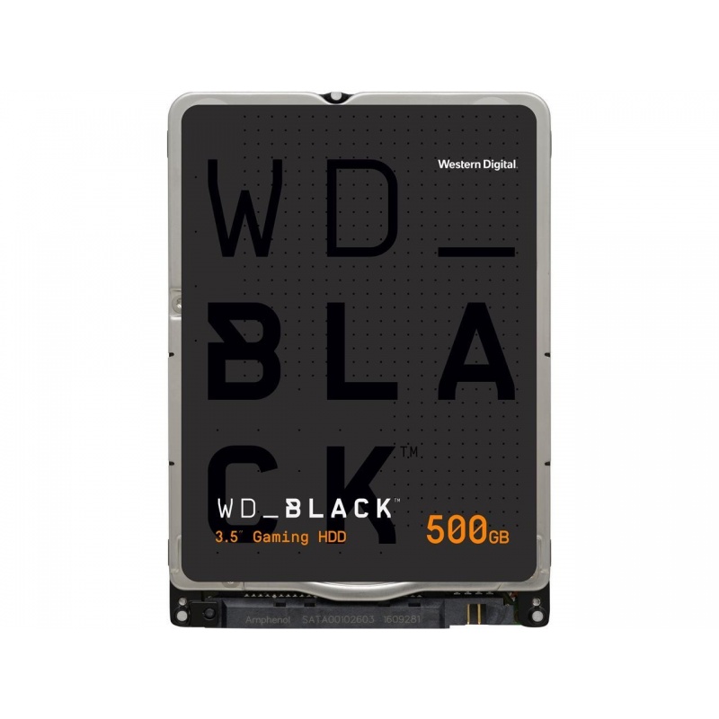 西部数据 500GB 500GB 黑盘 2.5寸 7200RPM 7.0mm SATA3 机械硬盘