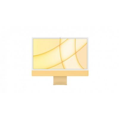 Apple iMac 24英寸 4.5K屏 新款八核M1芯片(8核图形处理器) 8G 256G SSD 一体式电脑主机 黄色官方授权 澳洲正品-