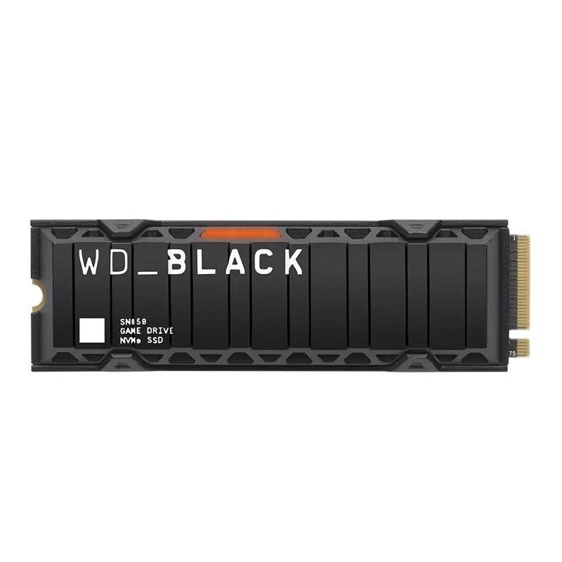 西部数据  Black SN850 1TB Gen4 NVMe SSD 固态硬盘 带散热器 适用PS5