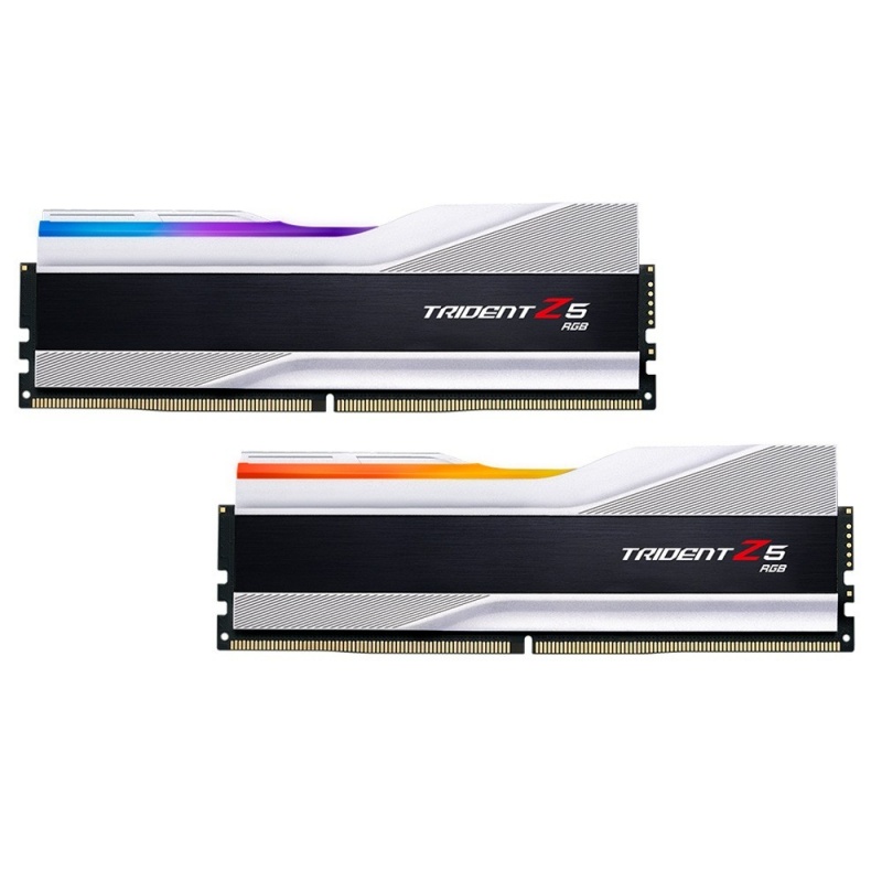 芝奇 幻锋戟Z5 RGB 32GB (2x16GB) DDR5 6400MHz  (C32) 台式电脑内存 - 银色
