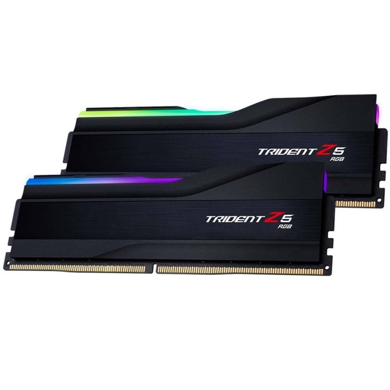 芝奇 幻锋戟Z5 RGB 32GB (2x16GB) DDR5 6400MHz  (C32) 台式电脑内存 - 黑色