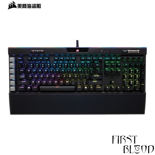 海盗船 旗舰 K95 RGB 机械键盘 全尺寸 RGB 银轴