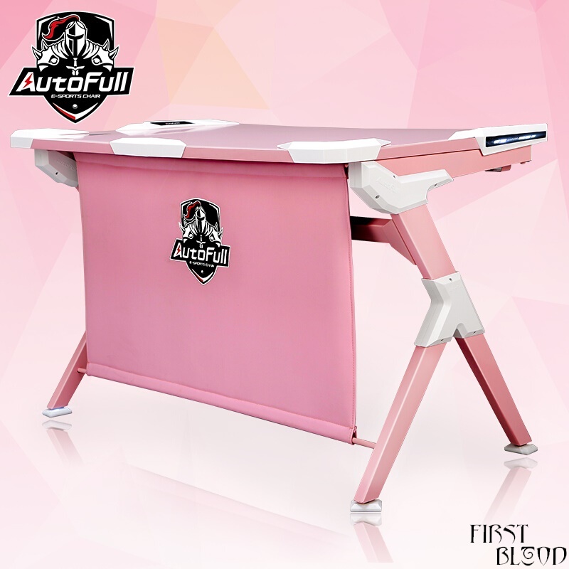 【澳洲地区官方代理】傲风 AutoFull 电脑桌 电竞桌 粉色粉晶女生桌