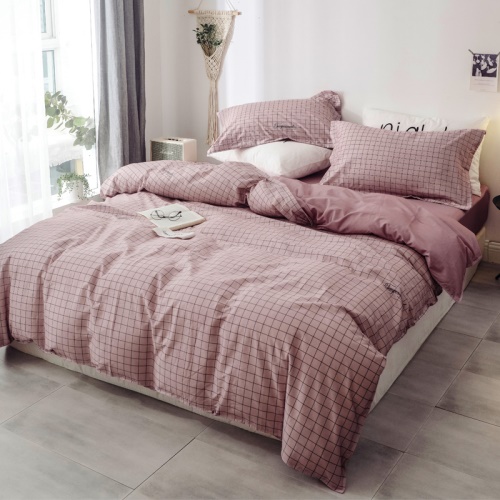 【澳洲尺寸】纯棉活性四件套斜纹床上用品被套床单枕套 芬格
