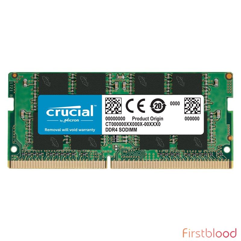 Crucial 8GB (1x8GB) DDR4 3200MHz 笔记本内存条 CL22