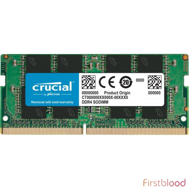 Crucial 16GB (1x16GB) DDR4 SODIMM 3200MHz CL22 1.2V Notebook Laptop Memory RAM ~CT16G4SFS832A CT16G4SFD832A