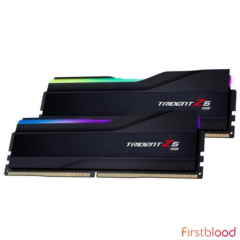 芝奇 幻锋戟Z5 RGB 32GB (2x16GB) DDR5 6000MHz  (C30) 台式电脑内存 - 黑色
