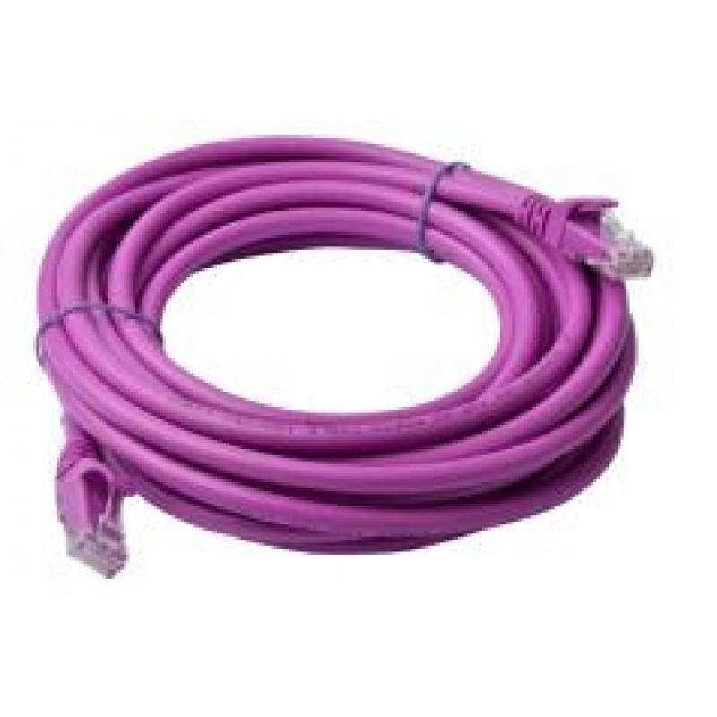8Ware Cat6a UTP Ethernet Cable 5m Snagless?Purple