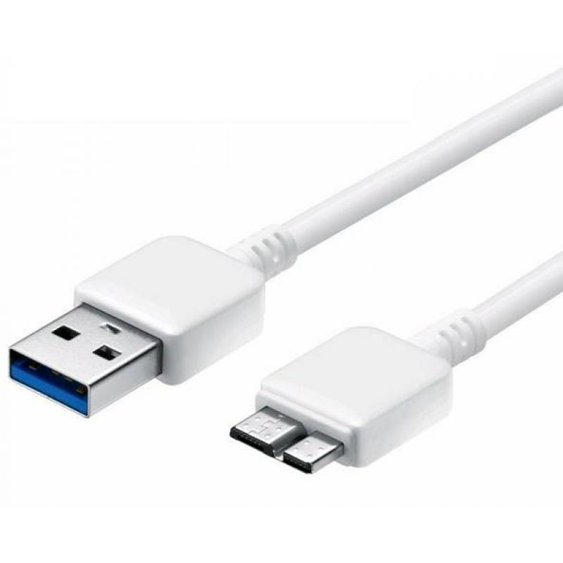 Astrotek 数据充电线 1米 - USB 2.0 Type A 公口 转 Micro B 公口 镀镍白色PVC外套