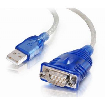 Astrotek USB 转 Serial RS232 DB9 Com Port 9-针 转接线 45cm 透明 Windows 2000/XP/Vista/7