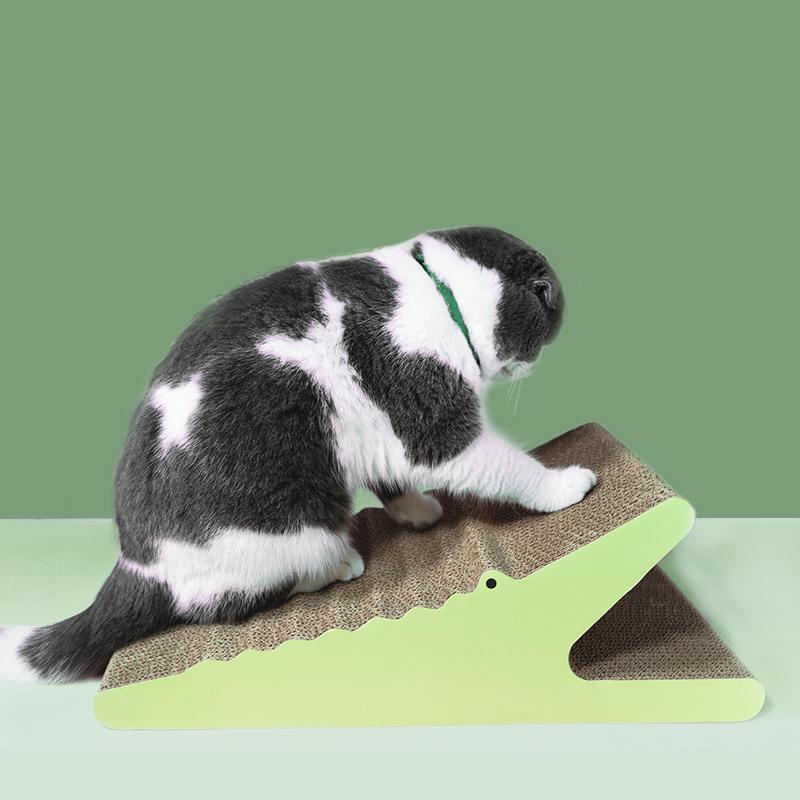 Honeycare趣味猫抓板 猫屋瓦楞纸抓板磨爪器护沙发耐磨猫窝猫玩具 鳄鱼