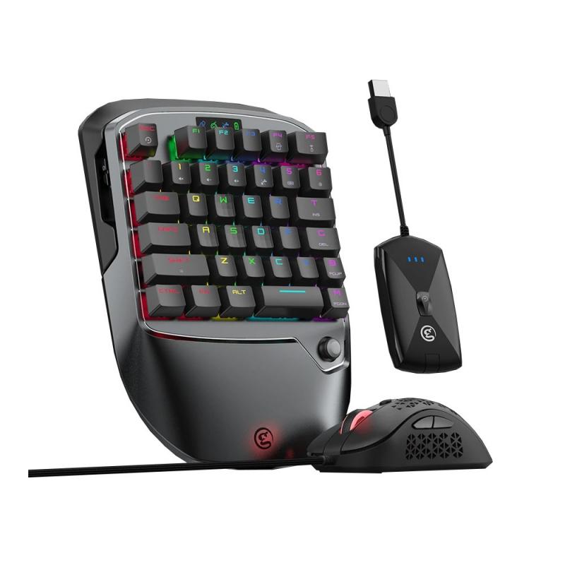 GameSir VX2 AimSwitch Gaming Keypad and GM500 Gaming Mouse with VX Receiver