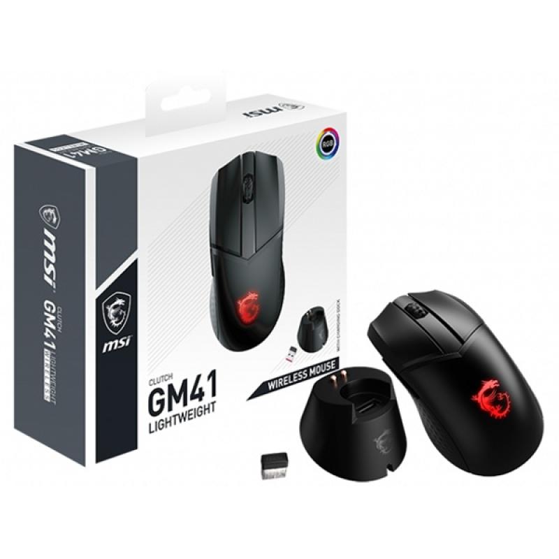 MSI Clutch GM41 Lightweight Wireless RGB Gaming Mouse