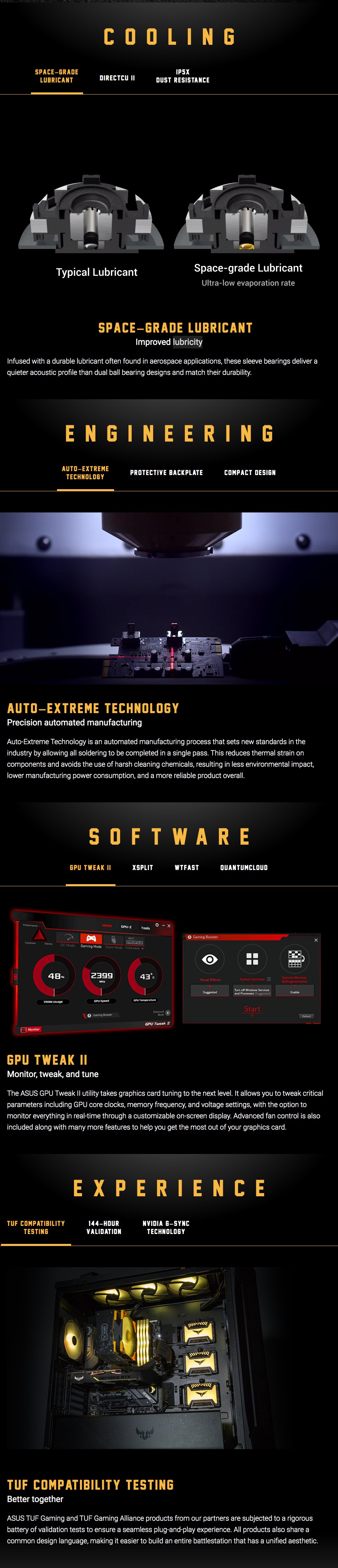 ASUS GeForce GTX 1660 Super TUF Gaming OC 6GB features 2