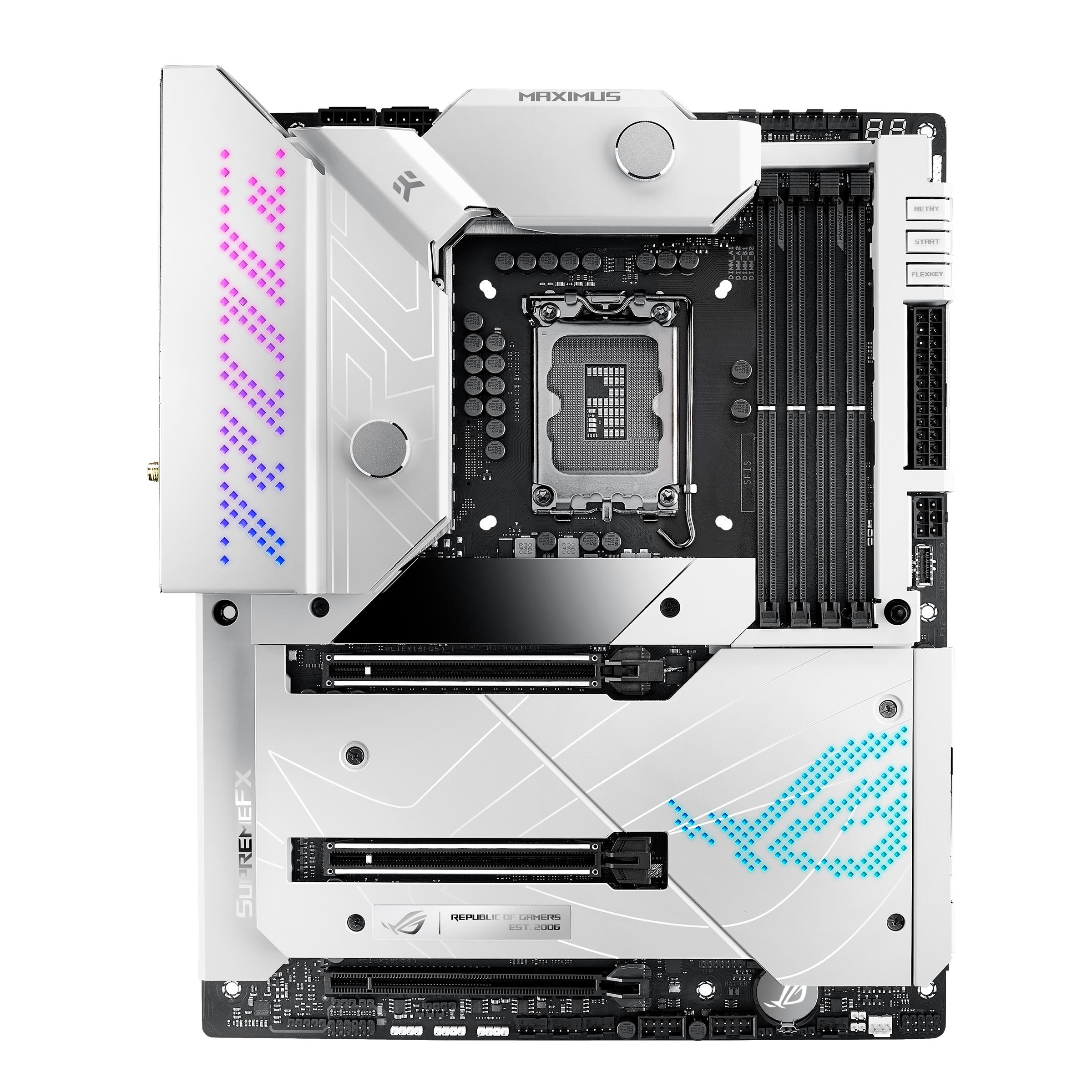 A large marketing image providing additional information about the product ASUS ROG Maximus Z690 Formula LGA1700 ATX Desktop Motherboard - Additional alt info not provided